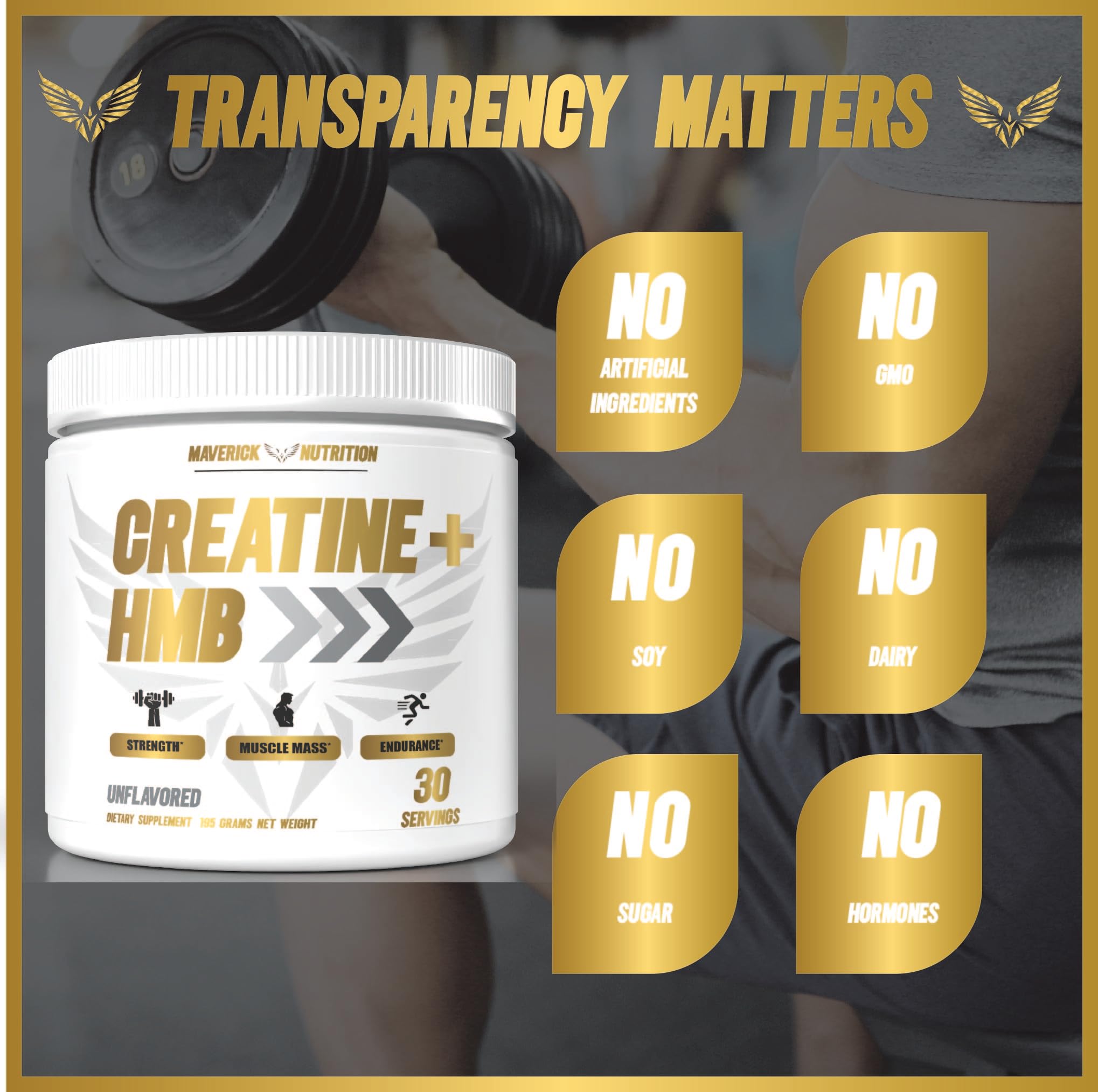 Amazon.com: Creatine HMB - Creatine Powder for Men - Creatine